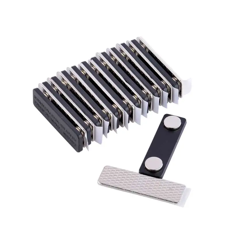 12PK 45*13mm Wholesale Office Magnets Metal Business Card Holder Strong Magnetic Name ID Tag Badge Fastener Holder Card Tag
12PK 45*13mm Wholesale Office Magnets Metal Business Card Holder Strong Magnetic Name ID Tag Badge Fastener Holder Card Tag