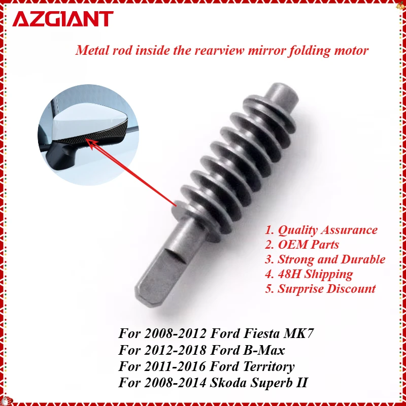 AZGIANT car outside rearview mirror folding metal rod for 2012-2018 Ford B-Max/2008-2014 Skoda Superb II High quality new parts
AZGIANT car outside rearview mirror folding metal rod for 2012-2018 Ford B-Max/2008-2014 Skoda Superb II High quality new parts