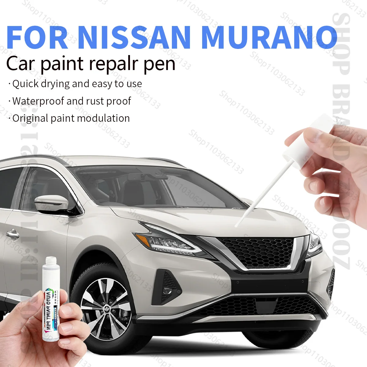 Ручка для ремонта автомобильной краски для Nissan Murano, аксессуары для ремонта царапин, серый KBY Белый QAB Черный KH3 Серебристый K23 Серый KBY
Ручка для ремонта автомобильной краски для Nissan Murano, аксессуары для ремонта царапин, серый KBY Белый QAB Черный KH3 Серебристый K23 Серый KBY