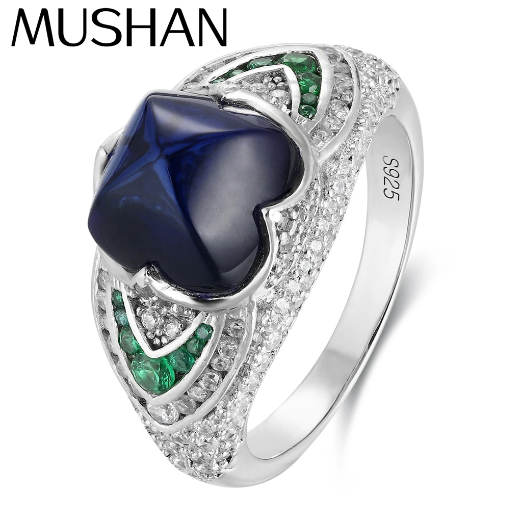 MUSHAN Custom Jewelry 925 Sterling Silver Ring Lab Red Green Emerald Cushion Engagement Ring for Women 18K Gold Plated Rings
MUSHAN Custom Jewelry 925 Sterling Silver Ring Lab Red Green Emerald Cushion Engagement Ring for Women 18K Gold Plated Rings