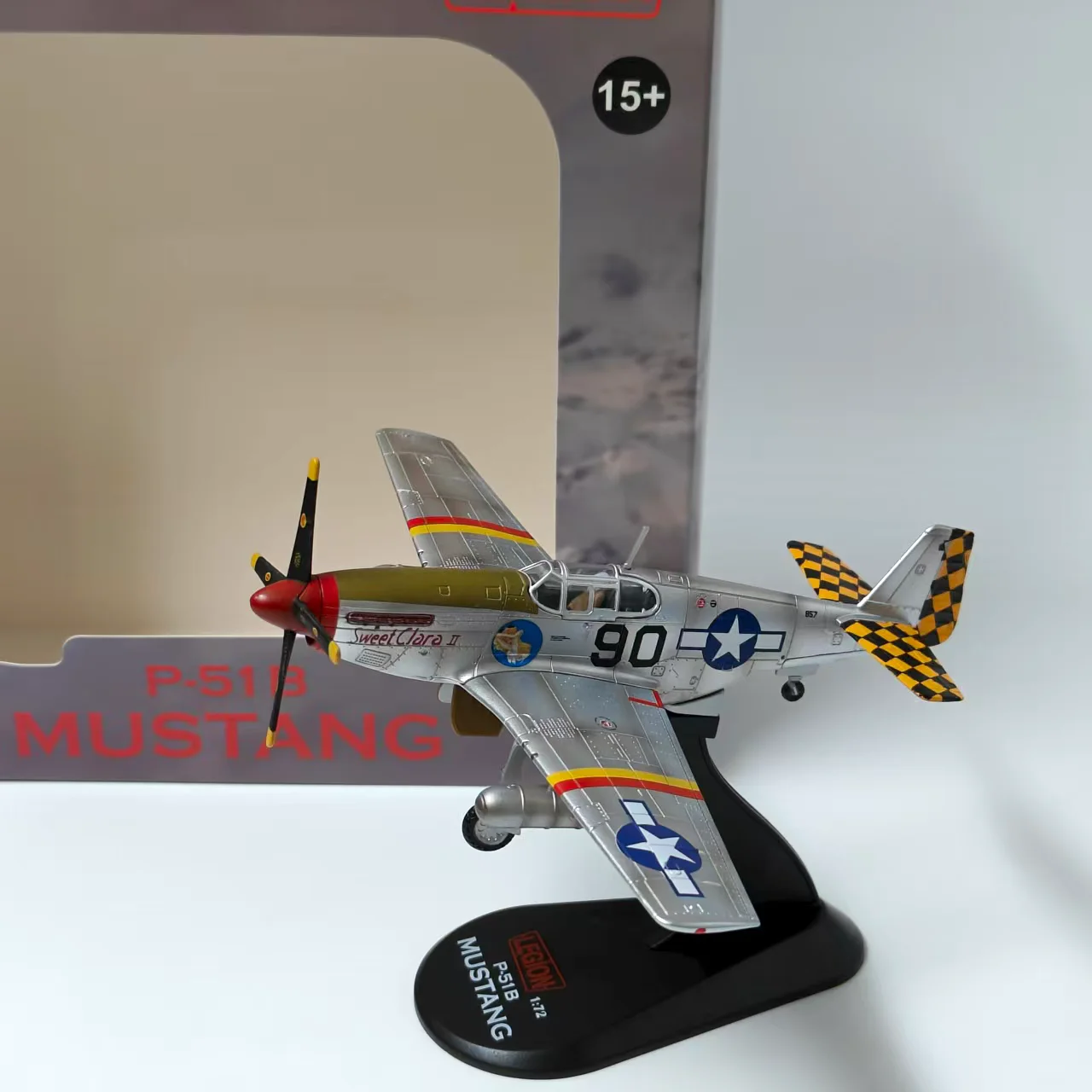 Diecast 1:72 Scale P51B Mustang Fighter Jet 319th Air Wing Alloy Aircraft Model Collectible Toy Gift Souvenir Display Ornament
Diecast 1:72 Scale P51B Mustang Fighter Jet 319th Air Wing Alloy Aircraft Model Collectible Toy Gift Souvenir Display Ornament
