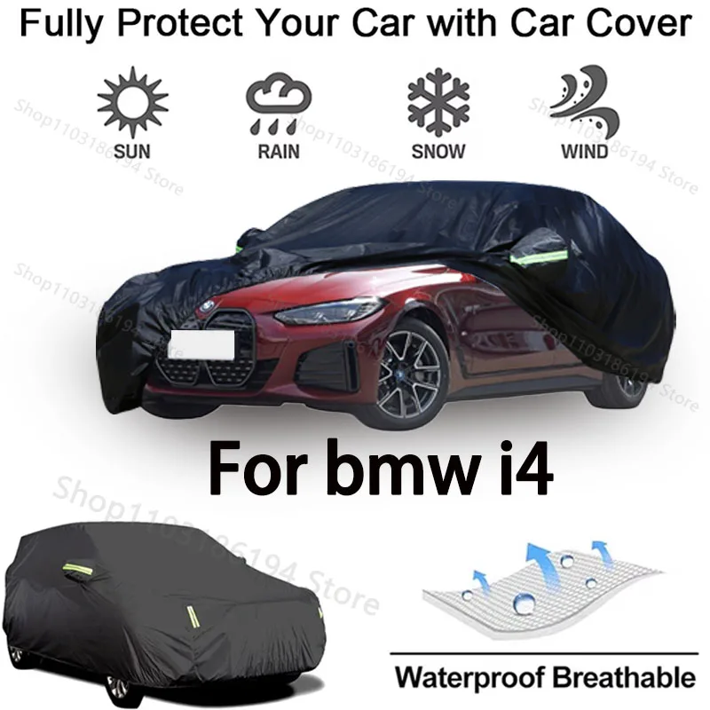 Full Car Cover For BMW i4 Outdoor Protective Gear-Snowproof, Sunshield, Waterproof and Dustproof Automobile Accessories
Full Car Cover For BMW i4 Outdoor Protective Gear-Snowproof, Sunshield, Waterproof and Dustproof Automobile Accessories