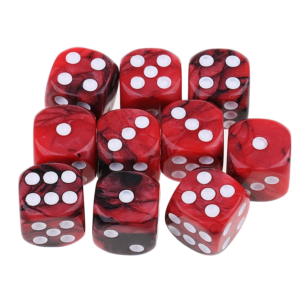10x D6 Six Sided Table Game Dice 16mm for Gaming Dice
10x D6 Six Sided Table Game Dice 16mm for Gaming Dice