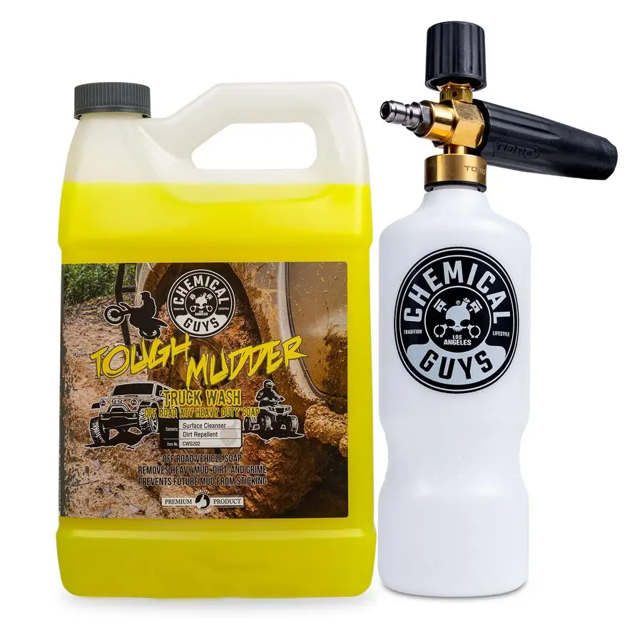 EQP339 TORQ Professional Foam Cannon amp Tough Mudder Truck Wash, Off Road ATV Heavy Duty Soap, 128 fl oz 1 Gallson, Lemon Scent
EQP339 TORQ Professional Foam Cannon amp Tough Mudder Truck Wash, Off Road ATV Heavy Duty Soap, 128 fl oz 1 Gallson, Lemon Scent