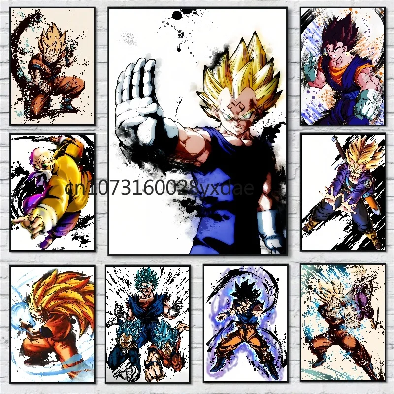 Classic Japanese Anime Surrounding Dragon Ball Canvas Painting Goku Vegeta Poster Picture Children Gift Decoration Paintings
Classic Japanese Anime Surrounding Dragon Ball Canvas Painting Goku Vegeta Poster Picture Children Gift Decoration Paintings