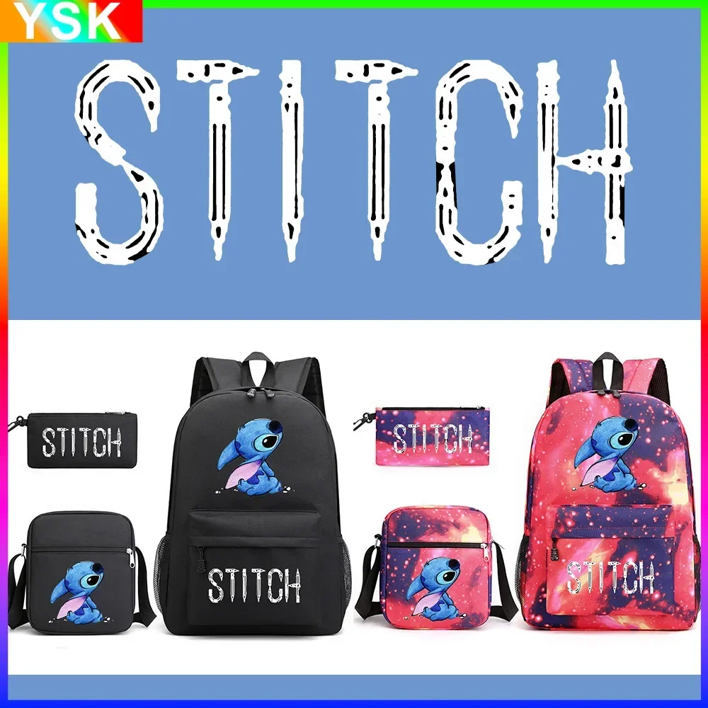 3PC-SET MINISO Disney Lilo and Stitch Three-piece School Bag Cartoon Peripheral Printed Canvas Backpack Student Casual Bag
3PC-SET MINISO Disney Lilo and Stitch Three-piece School Bag Cartoon Peripheral Printed Canvas Backpack Student Casual Bag