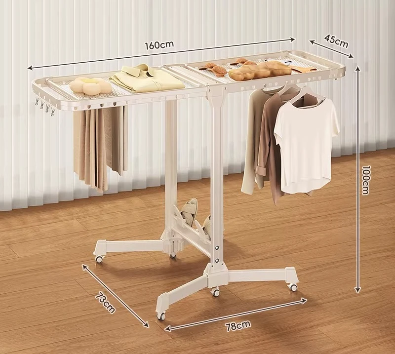 DSA drying rack floor folding indoor household balcony multi-functional drying rod quilt drying rack household
DSA drying rack floor folding indoor household balcony multi-functional drying rod quilt drying rack household