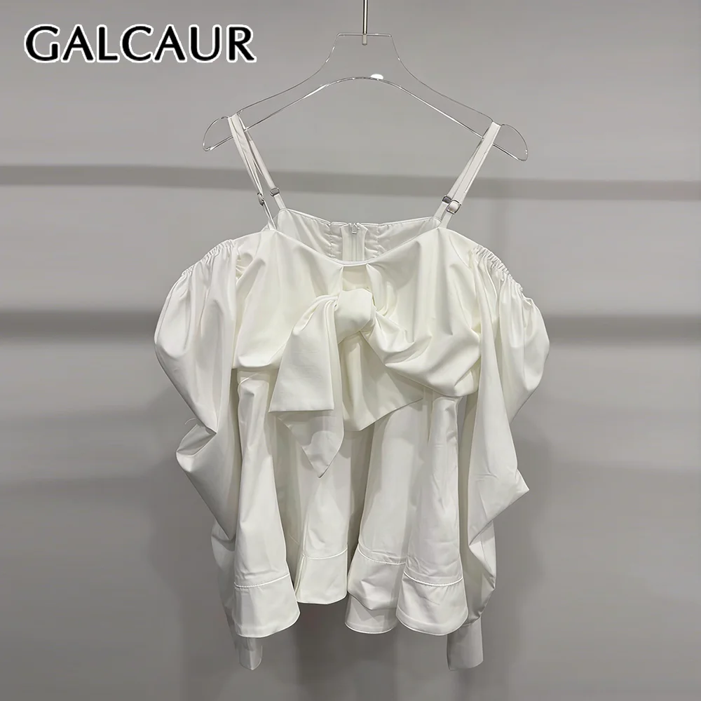 Блузка GALCAUR с эффектом стройности, с бантом, квадратным вырезом, длинными рукавами, пэчворком и складками, элегантный топ для женщин, модный стиль
Блузка GALCAUR с эффектом стройности, с бантом, квадратным вырезом, длинными рукавами, пэчворком и складками, элегантный топ для женщин, модный стиль