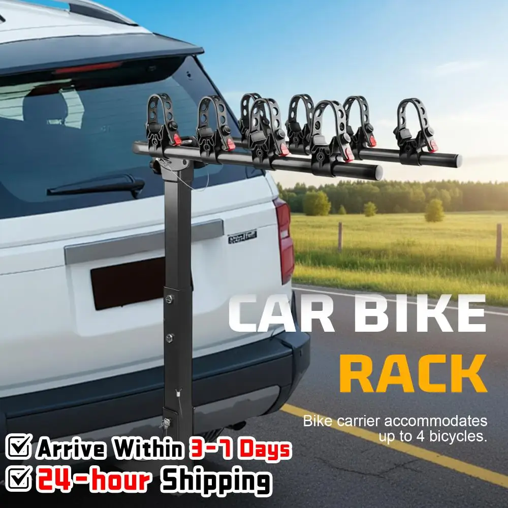 Bicycle Carrier Racks for Car SUV and Truck (2-Inch Receiver) Hitch Mount Bike Rack Foldable Anti-Rattle Stability
Bicycle Carrier Racks for Car SUV and Truck (2-Inch Receiver) Hitch Mount Bike Rack Foldable Anti-Rattle Stability