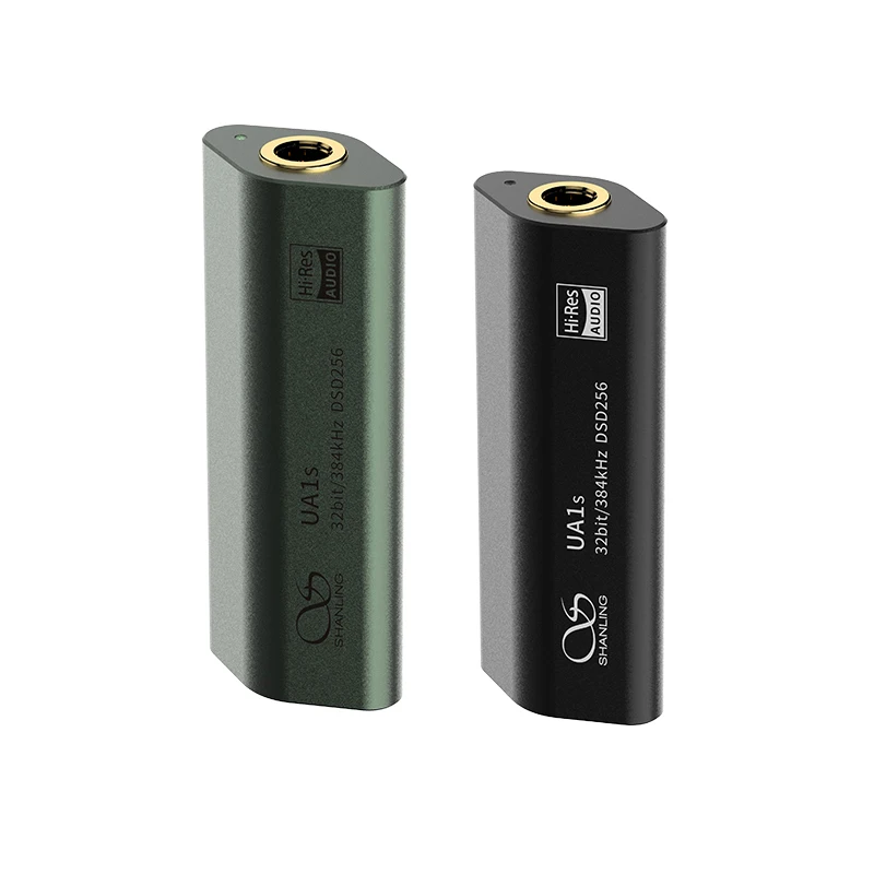 SHANLING UA1s USB DAC AMP ES9219C chip Type-C to 3.5mm Hi-Res Audio Cable Mini Headphone Amplifier PCM384 DSD256
SHANLING UA1s USB DAC AMP ES9219C chip Type-C to 3.5mm Hi-Res Audio Cable Mini Headphone Amplifier PCM384 DSD256