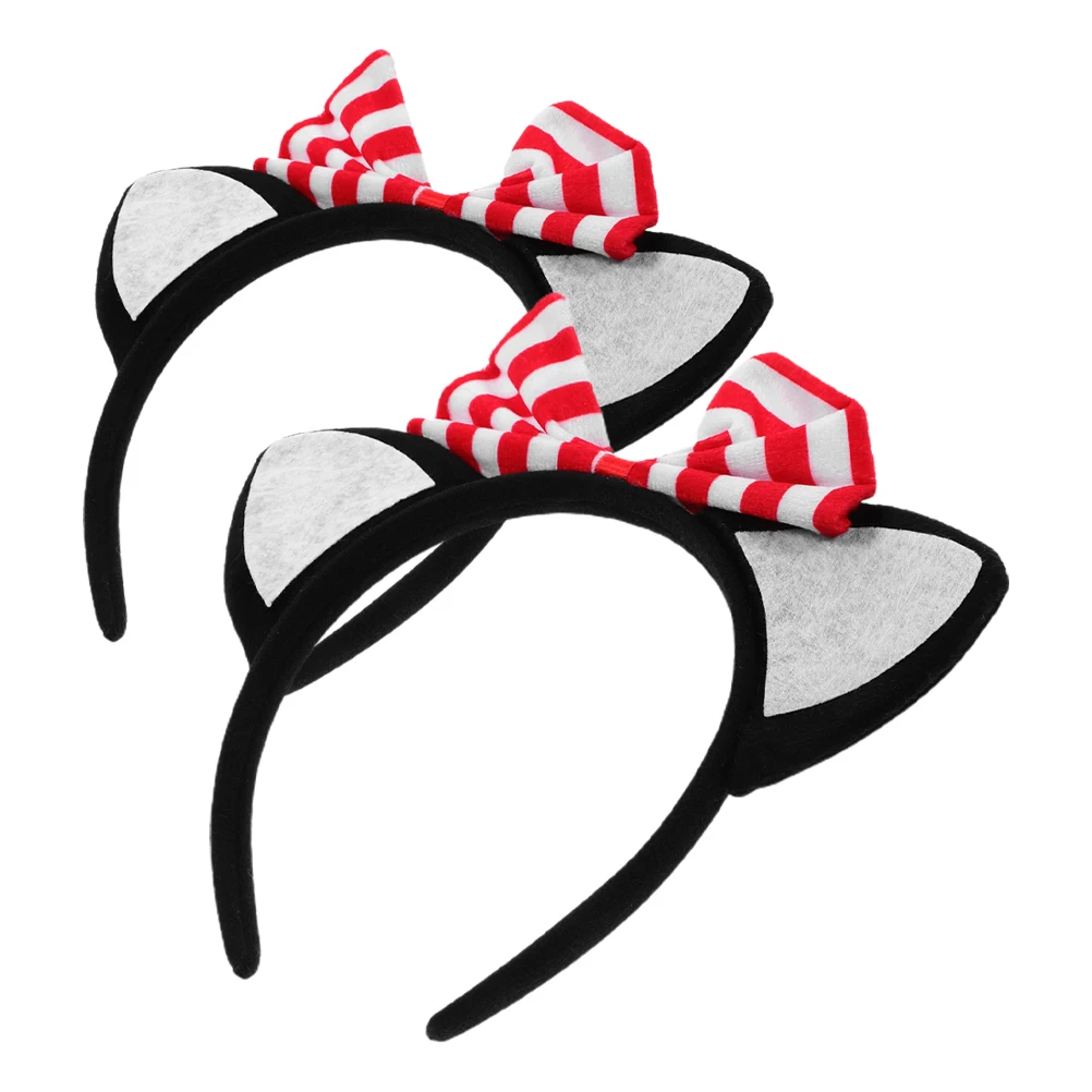 2 Pcs Cat Ears Headband Headbands Animal Kitten Hair Hoops Bow Cloth Modeling Miss
2 Pcs Cat Ears Headband Headbands Animal Kitten Hair Hoops Bow Cloth Modeling Miss