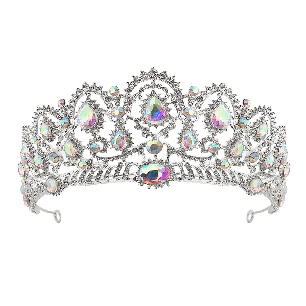 Colorful Crystals Crown Women Hair Hoop Rhinestone Headband Bridal Tiara Wedding Party Accessory Long Lasting Material Elegant
Colorful Crystals Crown Women Hair Hoop Rhinestone Headband Bridal Tiara Wedding Party Accessory Long Lasting Material Elegant