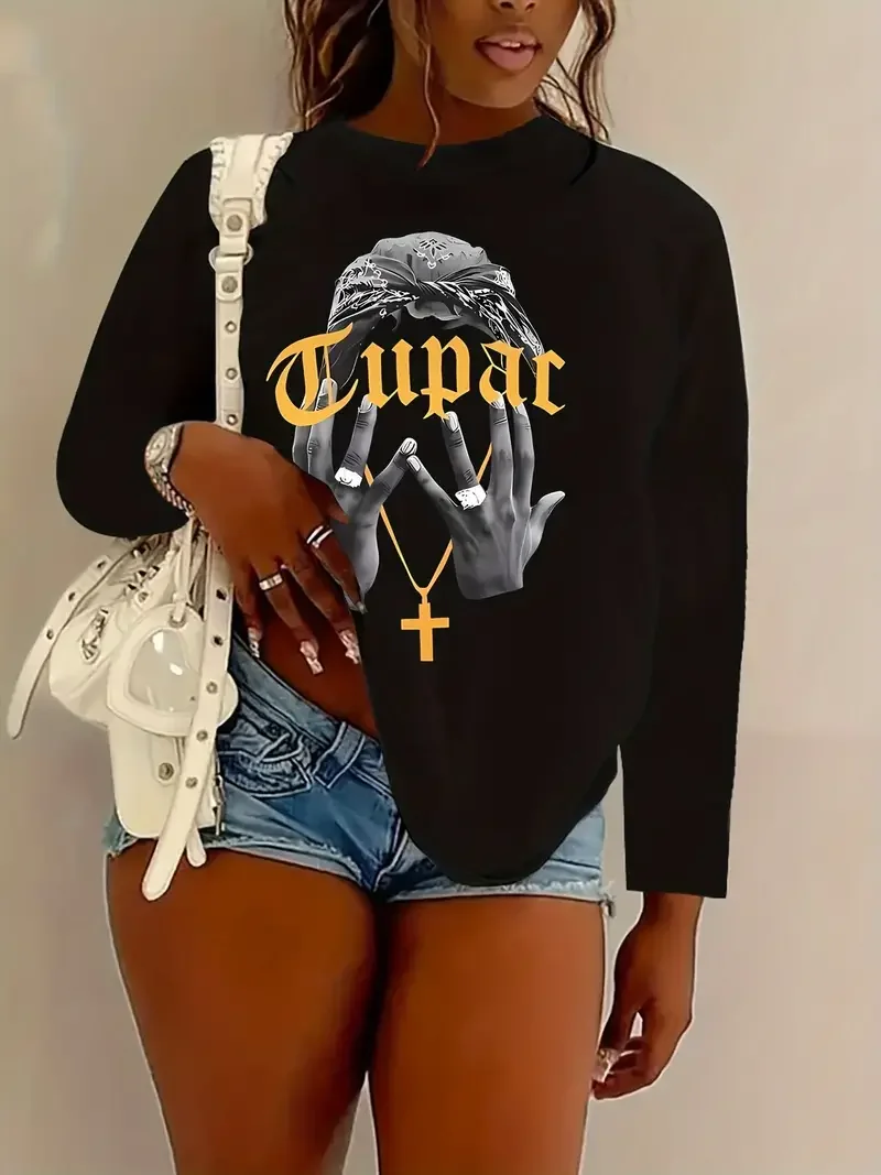 Vibrant Letter Print Long Sleeve Crew Neck T-Shirt Stylish Casual Top for Spring and Fall Seasons Women's Fashion Clothing
Vibrant Letter Print Long Sleeve Crew Neck T-Shirt Stylish Casual Top for Spring and Fall Seasons Women's Fashion Clothing
