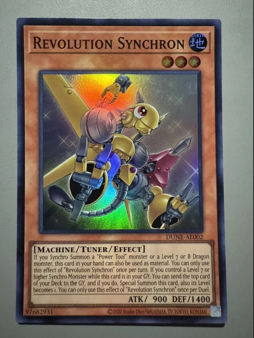 Yugioh KONAMI Дуэль Монстры стандартная революция синхрон супер редкая коллекция с английским языком Мятная карточка
Yugioh KONAMI Дуэль Монстры стандартная революция синхрон супер редкая коллекция с английским языком Мятная карточка