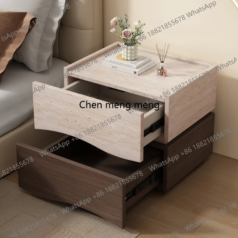 Minimalist hole stone pattern bed side table luxury high-end side bed tables smart lock mesitas de noche dormitorio nightstands
Minimalist hole stone pattern bed side table luxury high-end side bed tables smart lock mesitas de noche dormitorio nightstands