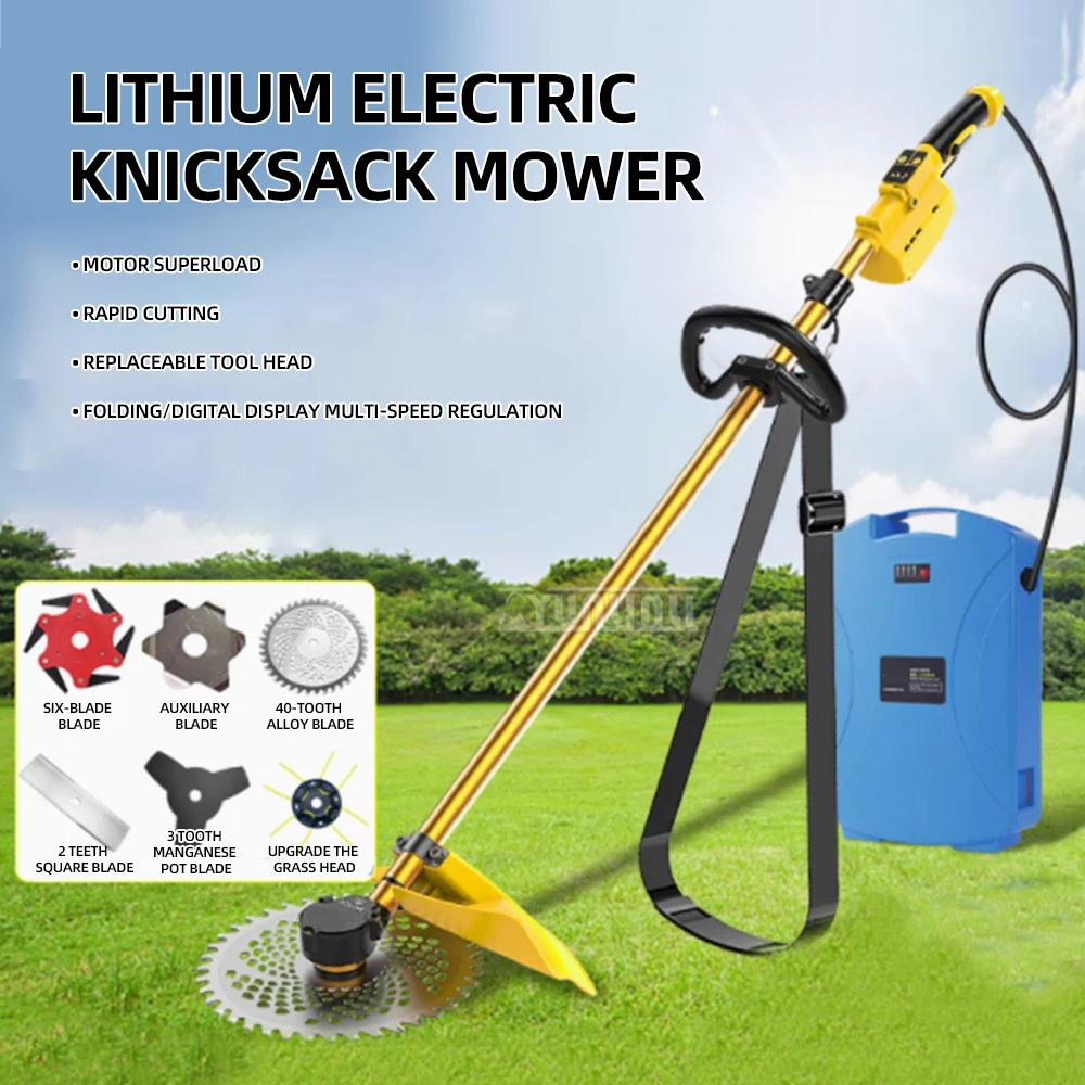 2000W Brushless Electric Lawn Mower Cordless Grass Trimmer speed Adjustable Garden Tool with battery
2000W Brushless Electric Lawn Mower Cordless Grass Trimmer speed Adjustable Garden Tool with battery