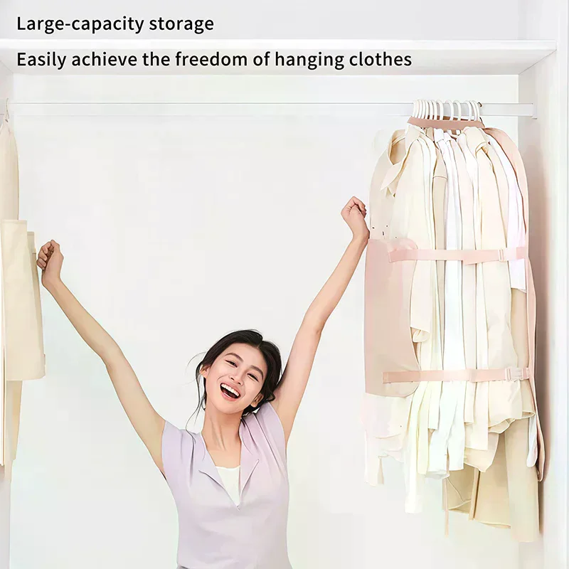 Dustproof Clothing Compression Board Large Capacity Foldable Clothes Dust Cover Protective Reusable Garment Bag Cover Travel1PC
Dustproof Clothing Compression Board Large Capacity Foldable Clothes Dust Cover Protective Reusable Garment Bag Cover Travel1PC