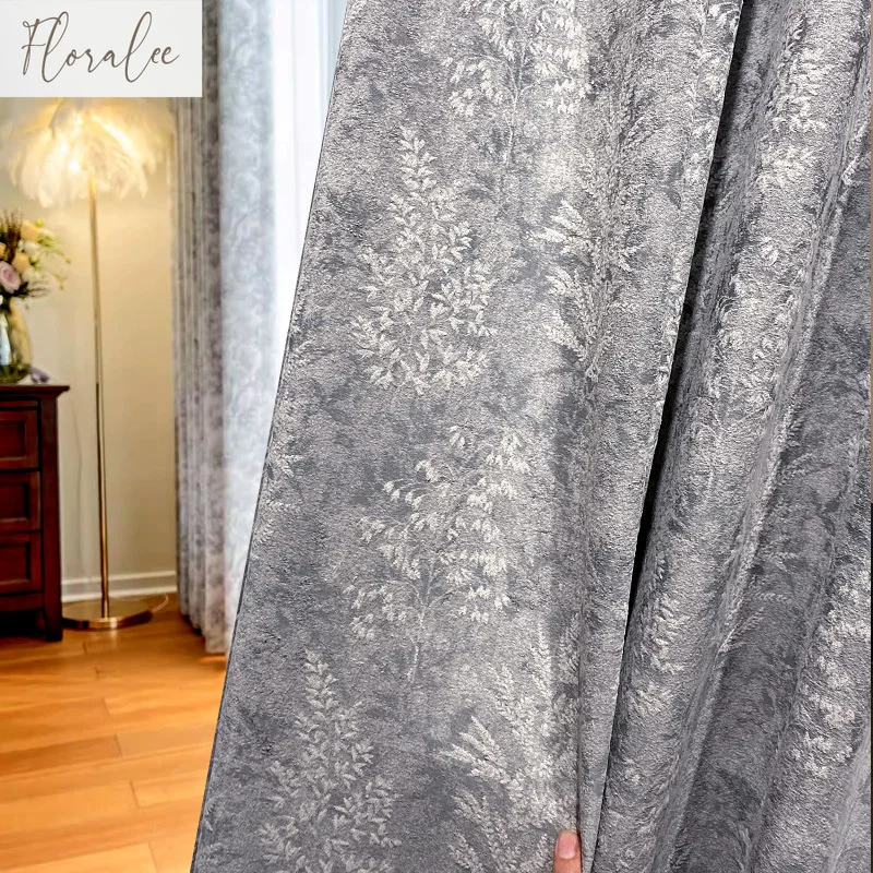 Custom Size!! European Luxury Art Embossed Leaf Blackout Velvet Nature Vertically Curtains for Living Dining Room Bedroom Decor
Custom Size!! European Luxury Art Embossed Leaf Blackout Velvet Nature Vertically Curtains for Living Dining Room Bedroom Decor