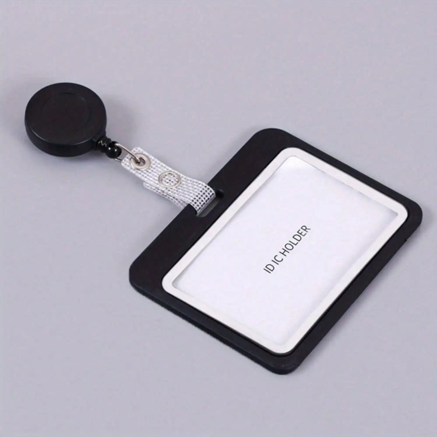 1/2/4 Pcs Retractable Black Badge Holder Set - Horizontal Orientation & Locking Clip For Retail Staff Uniform
1/2/4 Pcs Retractable Black Badge Holder Set - Horizontal Orientation & Locking Clip For Retail Staff Uniform