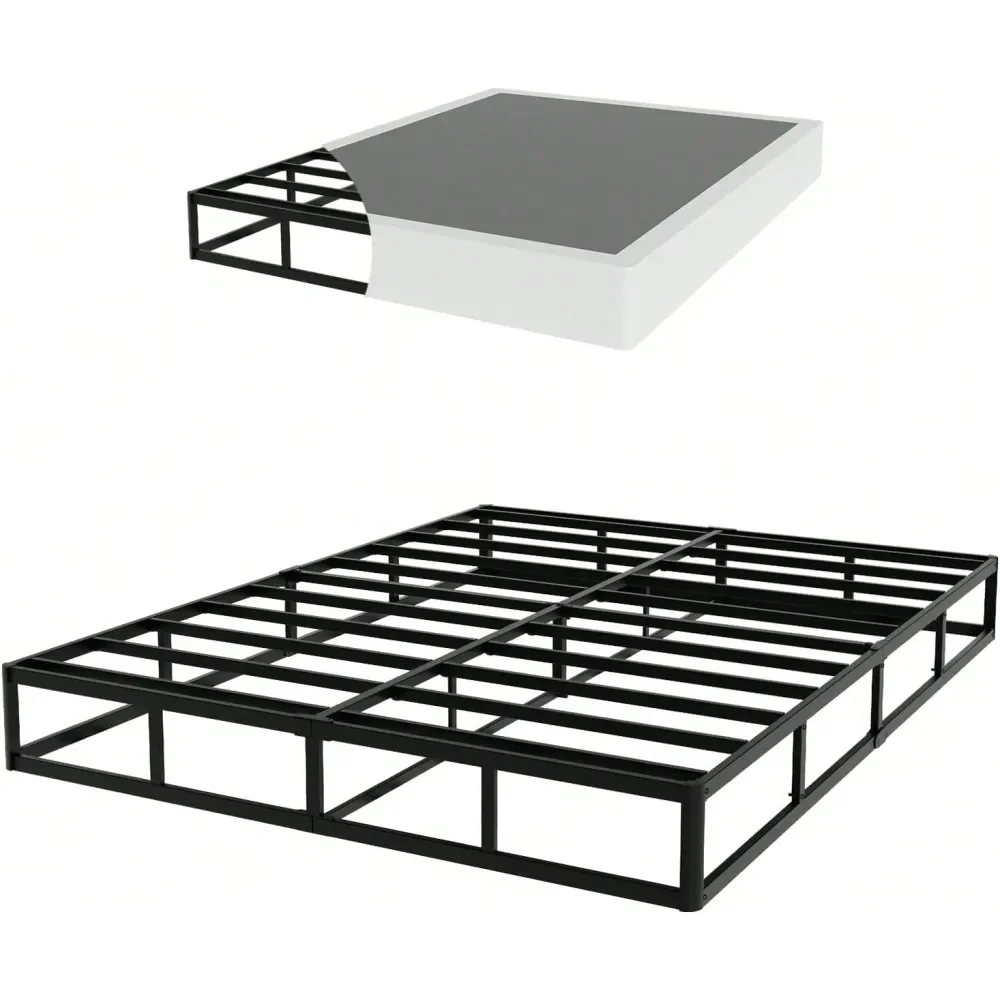 Box Spring For Queen Bed, Heavy Duty Metal Mattress Foundation, 3000 Lbs Capacity, Low Profile Bed Base, NoiseFree, Easy Assemb
Box Spring For Queen Bed, Heavy Duty Metal Mattress Foundation, 3000 Lbs Capacity, Low Profile Bed Base, NoiseFree, Easy Assemb