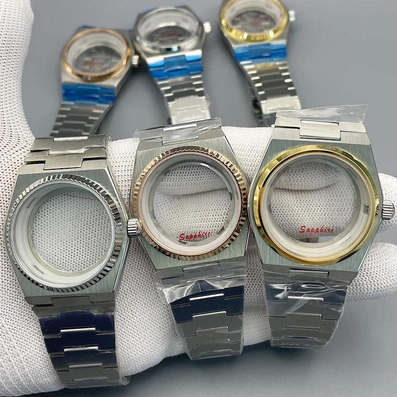 40mm NH35 Case PRX Super Player Watch Case and Strap Sapphire Crystal Glass Fits NH35 NH36 NH38 Movement Transparent Back Cover
40mm NH35 Case PRX Super Player Watch Case and Strap Sapphire Crystal Glass Fits NH35 NH36 NH38 Movement Transparent Back Cover