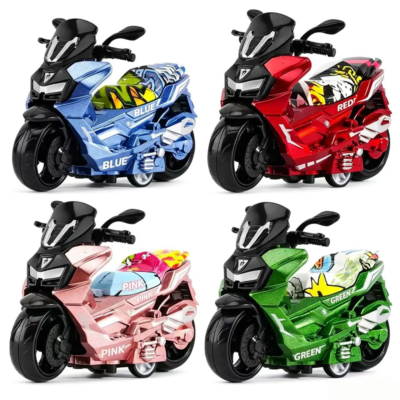 Simulation Alloy Toy Motorcycle Pull-Back Drive Collectible Miniature Bike for Kids Model Toy Car Gift
Simulation Alloy Toy Motorcycle Pull-Back Drive Collectible Miniature Bike for Kids Model Toy Car Gift
