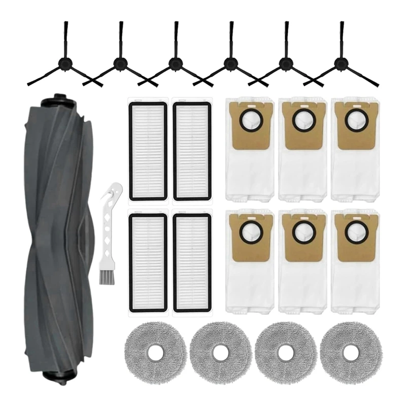 HLZS-22 Pcs Replacement Parts Kit For Dreame L20 Ultra/L30 Ultra Robot Vacuum Cleaner
HLZS-22 Pcs Replacement Parts Kit For Dreame L20 Ultra/L30 Ultra Robot Vacuum Cleaner