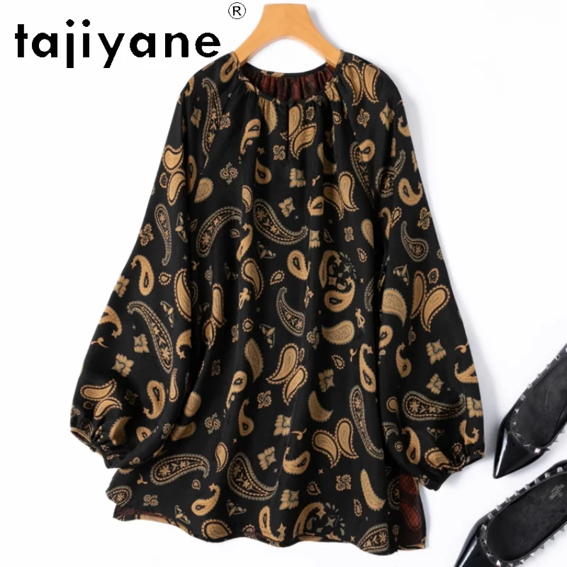 TAJIYANE 100% Mulberry Silk Blouse High Quality Tops for Woman Spring Long Sleeve Top Womens Clothes Printed Blouses 2025 Blusas
TAJIYANE 100% Mulberry Silk Blouse High Quality Tops for Woman Spring Long Sleeve Top Womens Clothes Printed Blouses 2025 Blusas