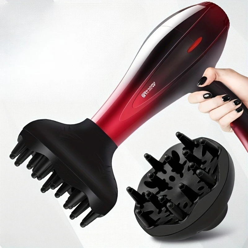 Wave-shaped air outlet. The suction nozzle and the diffuser are integrated. Hair dryer accessory.
Wave-shaped air outlet. The suction nozzle and the diffuser are integrated. Hair dryer accessory.