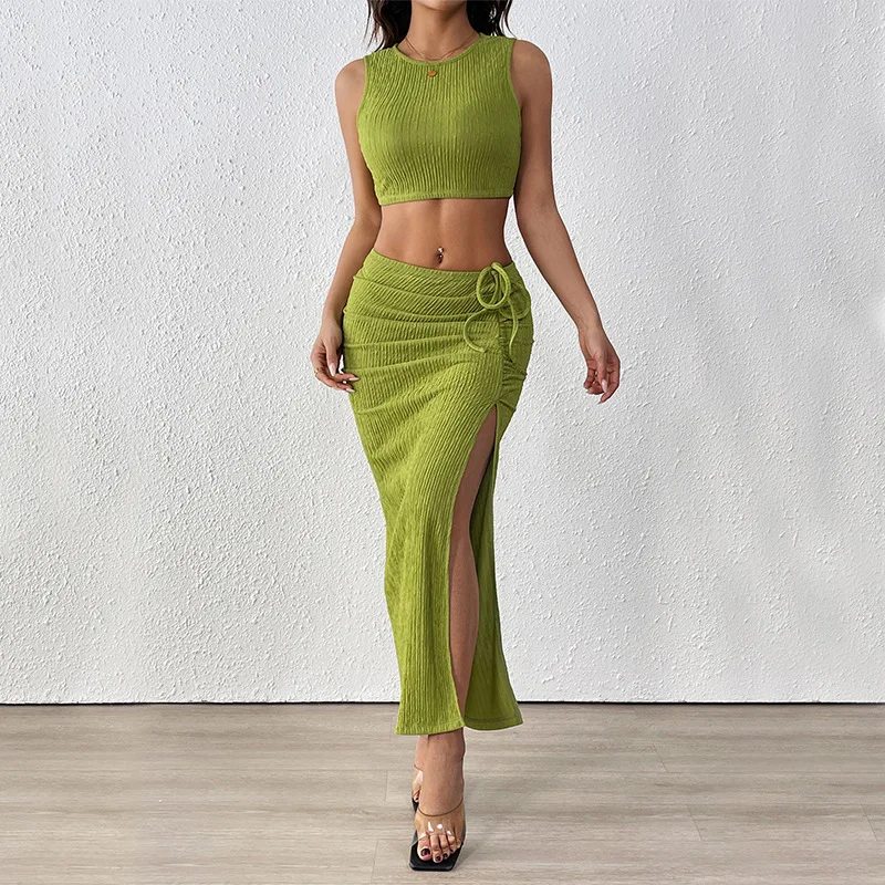 Two Piece Sets Women Skirt Set Matching Sets Dress Sets Vests Short Tops Long Skirts Slim Fit A Line High Waist Streetwear Y2k
Two Piece Sets Women Skirt Set Matching Sets Dress Sets Vests Short Tops Long Skirts Slim Fit A Line High Waist Streetwear Y2k