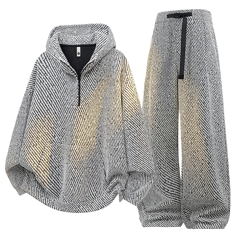 2026 Spring New Men'S Fashion Trend High Quality Versatile Large Size Loose Casual Long-Sleeved Trousers Hooded Sweatshirt Suit
2026 Spring New Men'S Fashion Trend High Quality Versatile Large Size Loose Casual Long-Sleeved Trousers Hooded Sweatshirt Suit