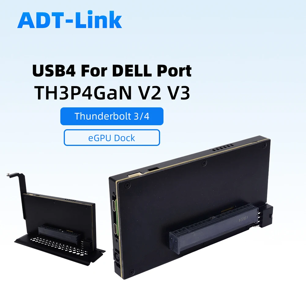 TH3P4 GaN V2 Thunderbolt 3/4 USB4 eGPU Dock 40Gbps External Graphics Card Docking Station with 85W PD Charging for Laptop Gaming
TH3P4 GaN V2 Thunderbolt 3/4 USB4 eGPU Dock 40Gbps External Graphics Card Docking Station with 85W PD Charging for Laptop Gaming