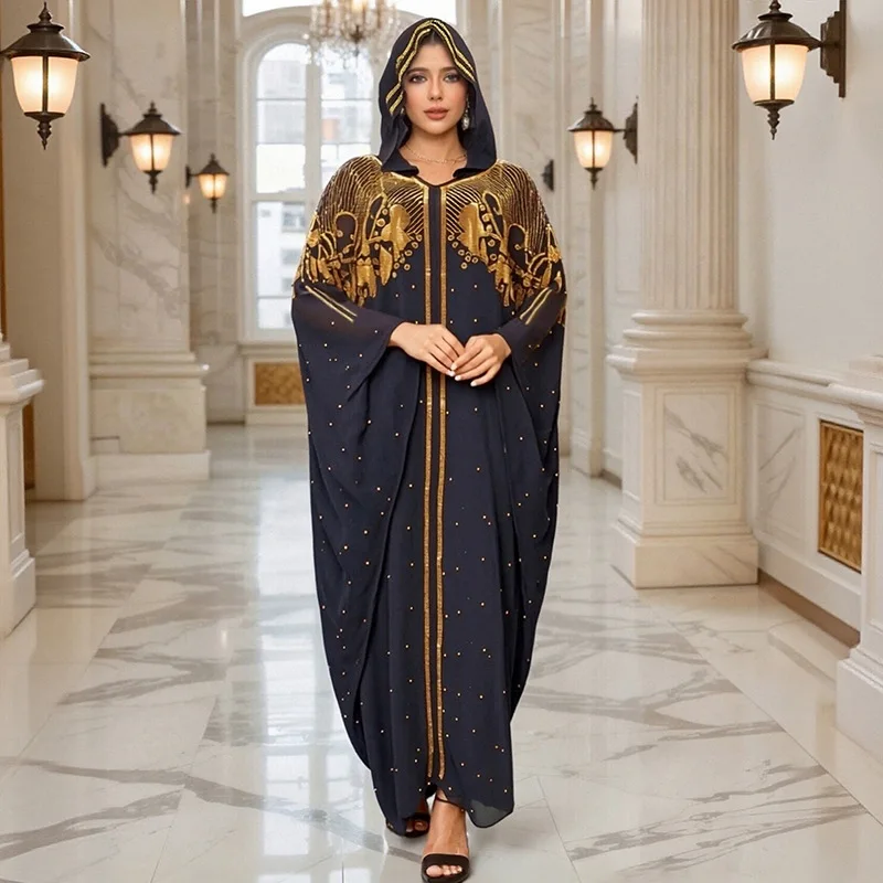 Eid Hooded Abayas Djellaba Diamonds Abaya Dubai Kaftan Women Muslim Dress Morocco Caftan African Dresses Ankara Dashiki Vestidos
Eid Hooded Abayas Djellaba Diamonds Abaya Dubai Kaftan Women Muslim Dress Morocco Caftan African Dresses Ankara Dashiki Vestidos