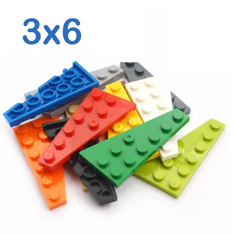 10/50 компл. DIY строительные блоки кирпичи MOC клин 3x6 точек фигурки развивающие творческие игрушки для детей размер совместим с 54384
10/50 компл. DIY строительные блоки кирпичи MOC клин 3x6 точек фигурки развивающие творческие игрушки для детей размер совместим с 54384