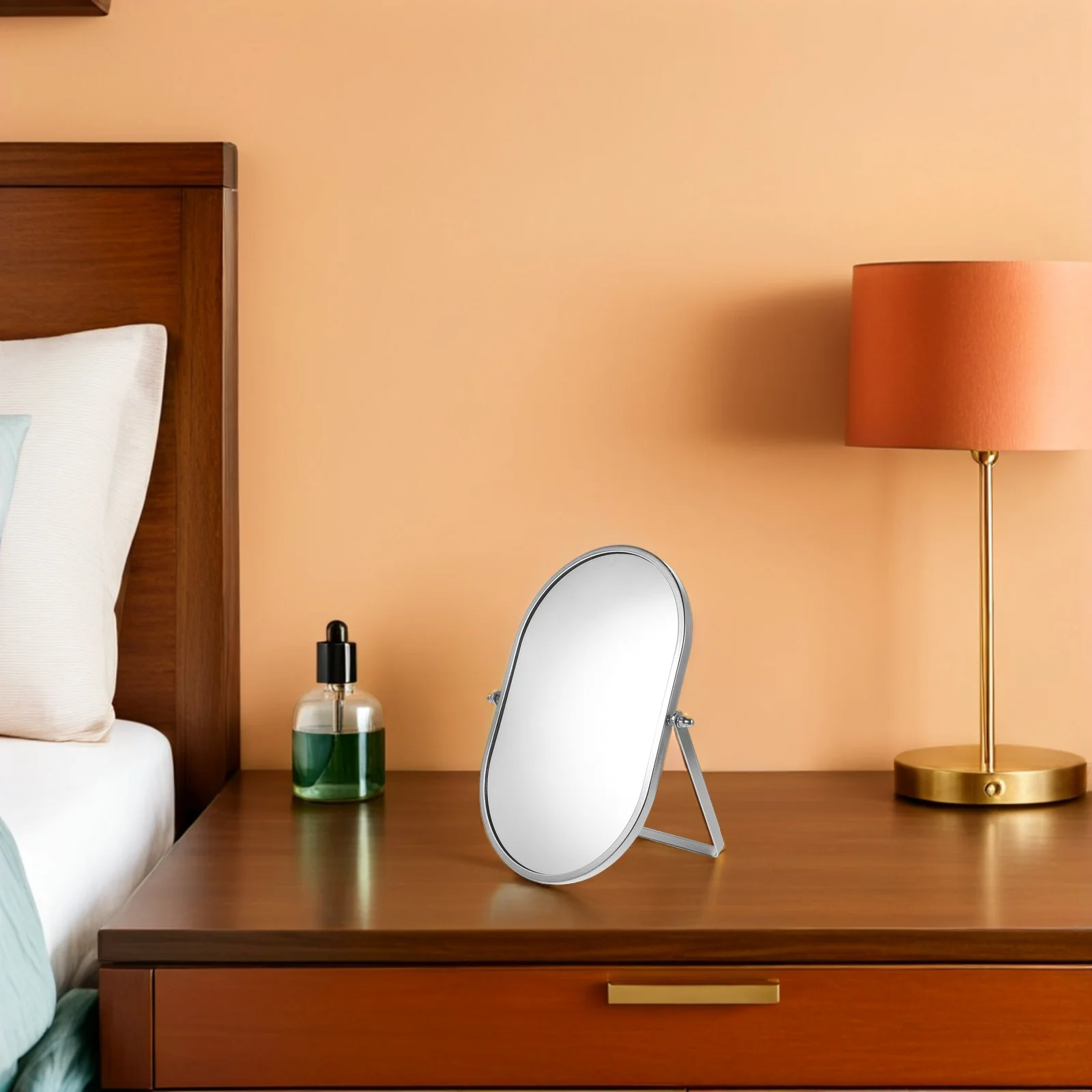 Portable Folding Makeup Mirror for Desk Desktop Tabletop Vanity Mirror Dorm Office Silver Folding Desk Mirrors
Portable Folding Makeup Mirror for Desk Desktop Tabletop Vanity Mirror Dorm Office Silver Folding Desk Mirrors