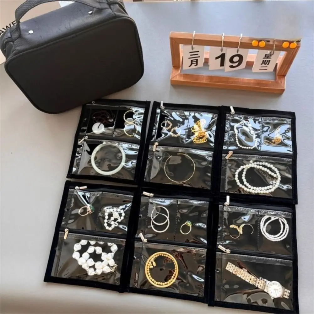 Transparent PVC Jewelry Display Bag Zipper Multi-Layer Necklace Ring Packing Bag Storage Case Portable Earrings Organizer Travel
Transparent PVC Jewelry Display Bag Zipper Multi-Layer Necklace Ring Packing Bag Storage Case Portable Earrings Organizer Travel