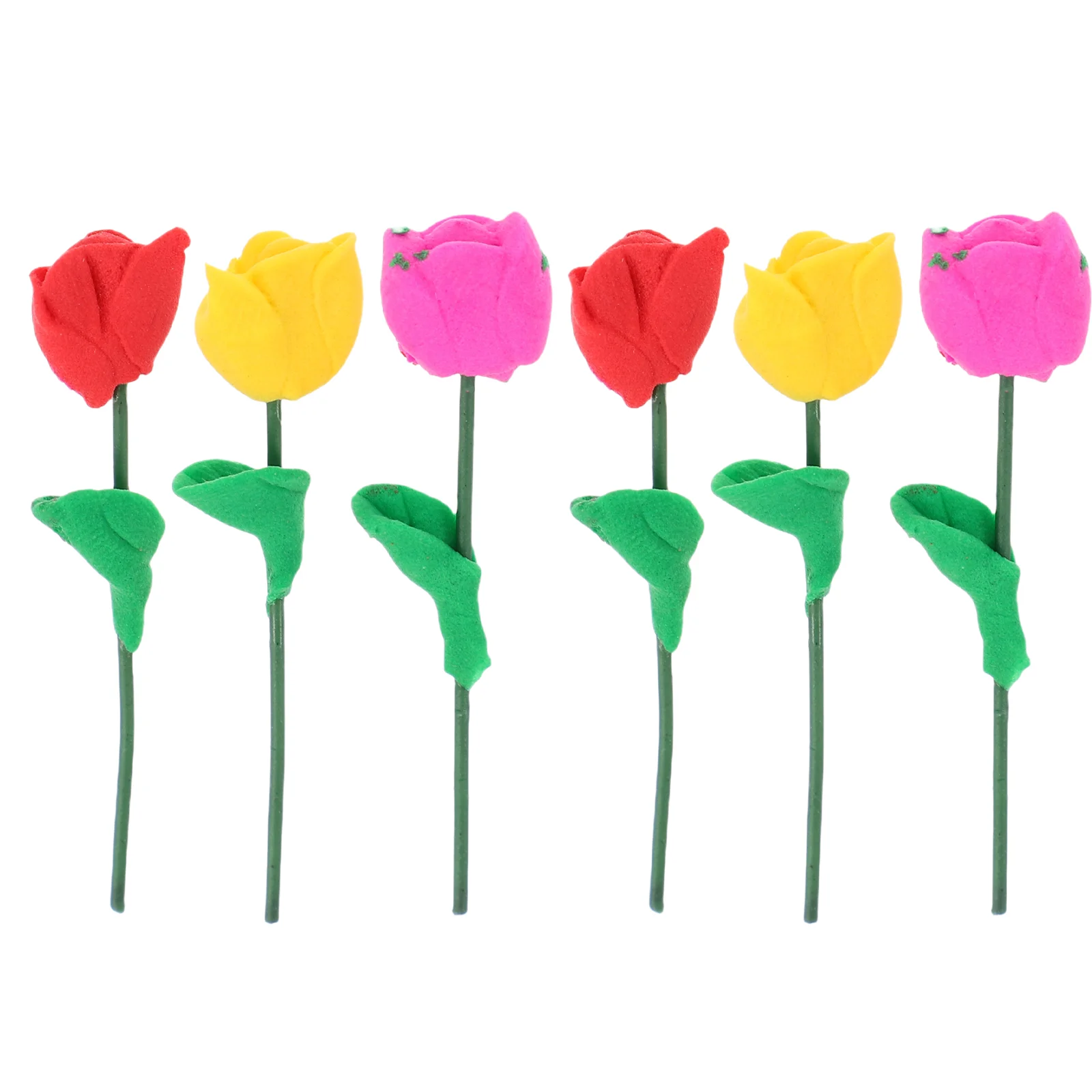 6 Pcs Dollhouse Accessories Miniature Landscaping Plants Fairy Garden Figurines Decor Fake Pink Tulips Artificial
6 Pcs Dollhouse Accessories Miniature Landscaping Plants Fairy Garden Figurines Decor Fake Pink Tulips Artificial