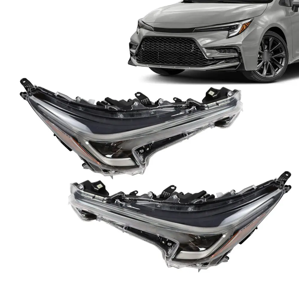 Pair LED Headlight for 2023 2024 Toyota Corolla SE XLE XSE Driver and Passenger 81110-02T70 81150-02U60
Pair LED Headlight for 2023 2024 Toyota Corolla SE XLE XSE Driver and Passenger 81110-02T70 81150-02U60