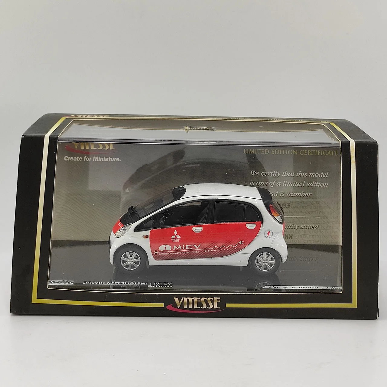 Paint Surface Defect Diecast VITESSE 1:43 Scale Mitsubishi I MiEV California Alloy Car Model Collectible Toy Gift Souvenir
Paint Surface Defect Diecast VITESSE 1:43 Scale Mitsubishi I MiEV California Alloy Car Model Collectible Toy Gift Souvenir
