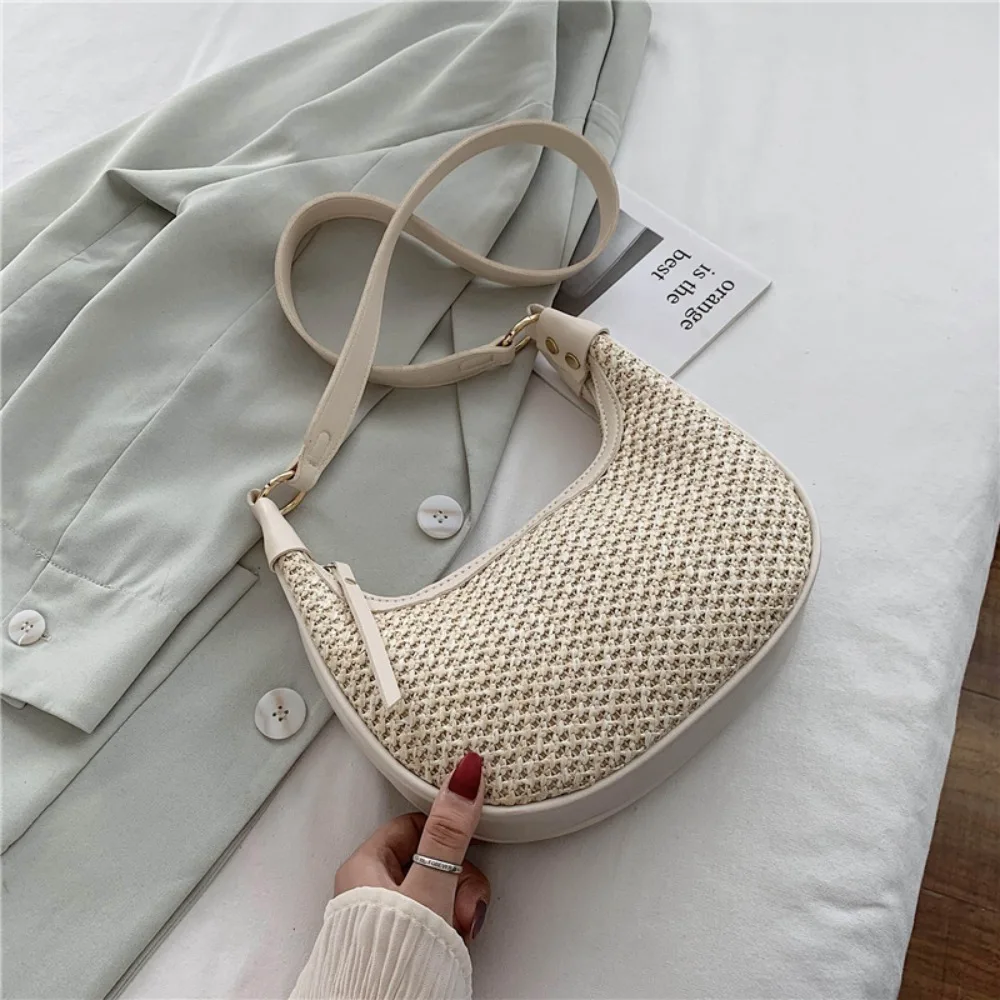 Fashion Summer Woven Straw Bag Designer Bohemian Single Shoulder Bag Leisure Vacation Crossbody Hobo Bag Handbag
Fashion Summer Woven Straw Bag Designer Bohemian Single Shoulder Bag Leisure Vacation Crossbody Hobo Bag Handbag