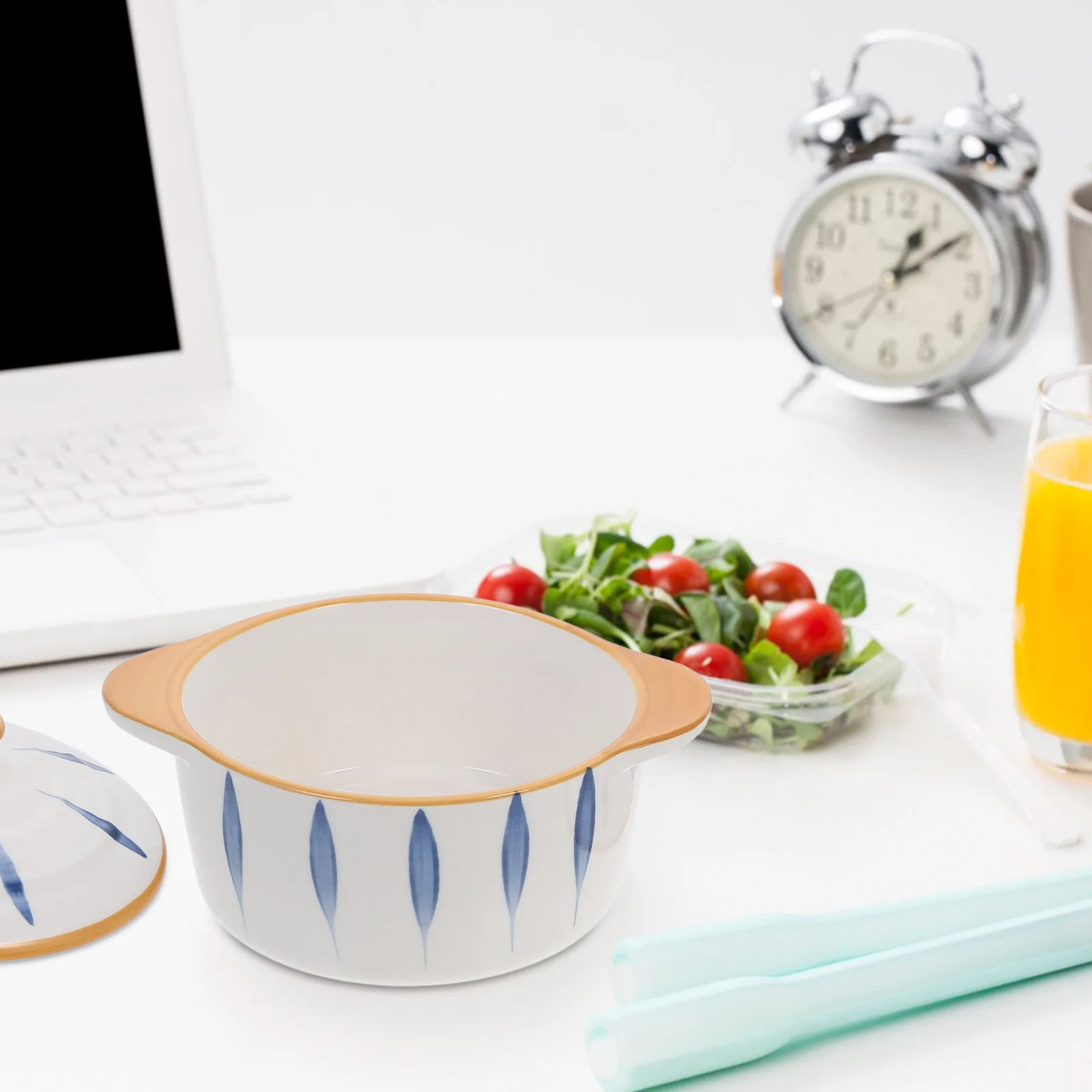 1Pcs Ceramic Double Ear Bowl Smooth Surface Stackable Multi Functional Fruit Salad Soup Bowl Kitchen Home Decor
1Pcs Ceramic Double Ear Bowl Smooth Surface Stackable Multi Functional Fruit Salad Soup Bowl Kitchen Home Decor