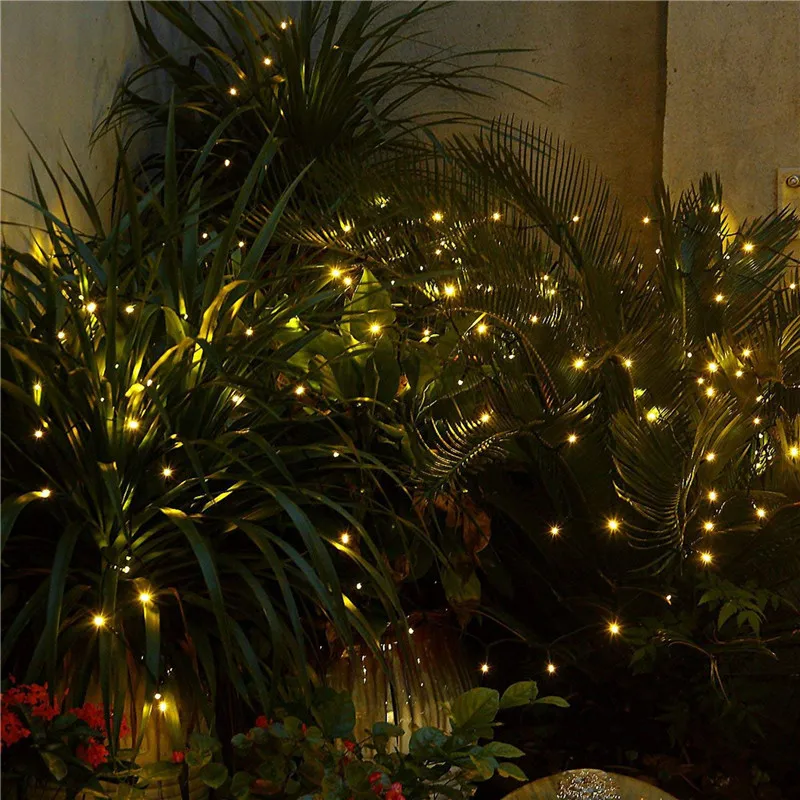 Wedding Garden Decoration Solar Powered Outdoor Fairy Lights Waterproof 8 Lighting Modes Suitable for Christmas Decoration
Wedding Garden Decoration Solar Powered Outdoor Fairy Lights Waterproof 8 Lighting Modes Suitable for Christmas Decoration