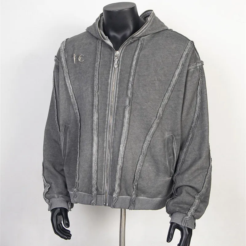 Thug Club Washed Metal Zip Hooded Splice Batik Jacket
Thug Club Washed Metal Zip Hooded Splice Batik Jacket