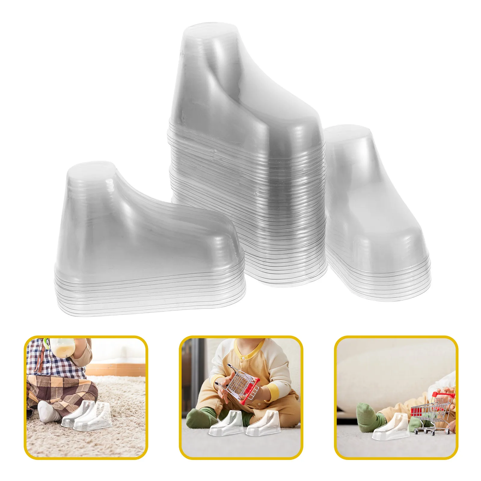 50Pcs Clear Baby Socks Display Foot Mannequin Plastic Crochet Shoes Holder Store Showcase Baby Booties Support Toddler Shoe
50Pcs Clear Baby Socks Display Foot Mannequin Plastic Crochet Shoes Holder Store Showcase Baby Booties Support Toddler Shoe