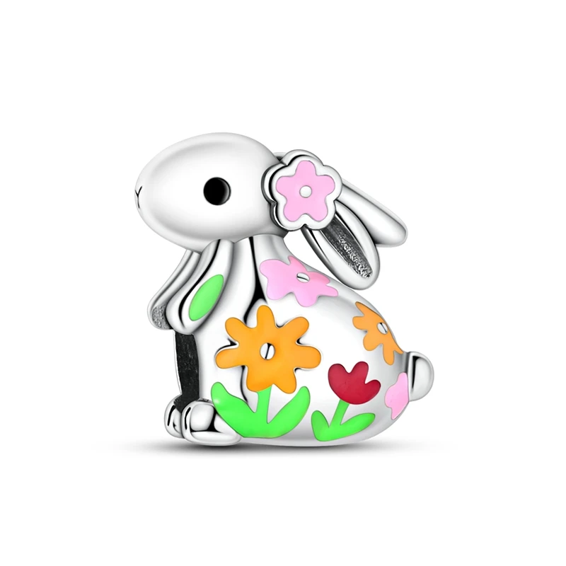 2026 New 925 Sterling Silver Painted Rabbit Charms Bead Dangle Fit 3mm Original Bracelet DIY Women Exquisite Party Jewelry Gifts
2026 New 925 Sterling Silver Painted Rabbit Charms Bead Dangle Fit 3mm Original Bracelet DIY Women Exquisite Party Jewelry Gifts