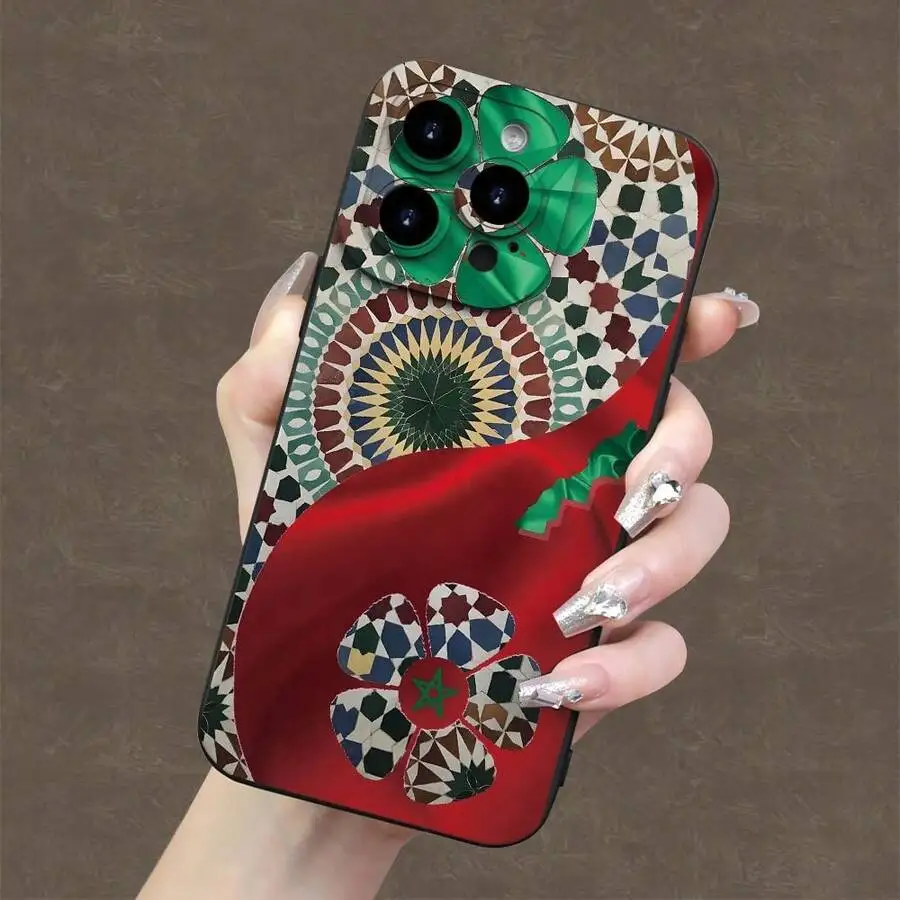 Moroccan Mosaic Floral Phone Case With Angel Eye Design For iPhone 11 To 17 Pro Max
Moroccan Mosaic Floral Phone Case With Angel Eye Design For iPhone 11 To 17 Pro Max