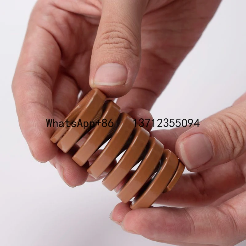 Creamily 1PCS Brown Heavy Load Die Mold Spiral Springs Alloy Steel Compression Durable Springs OD=10-10mm ID=10-10mm L=110-100m
Creamily 1PCS Brown Heavy Load Die Mold Spiral Springs Alloy Steel Compression Durable Springs OD=10-10mm ID=10-10mm L=110-100m