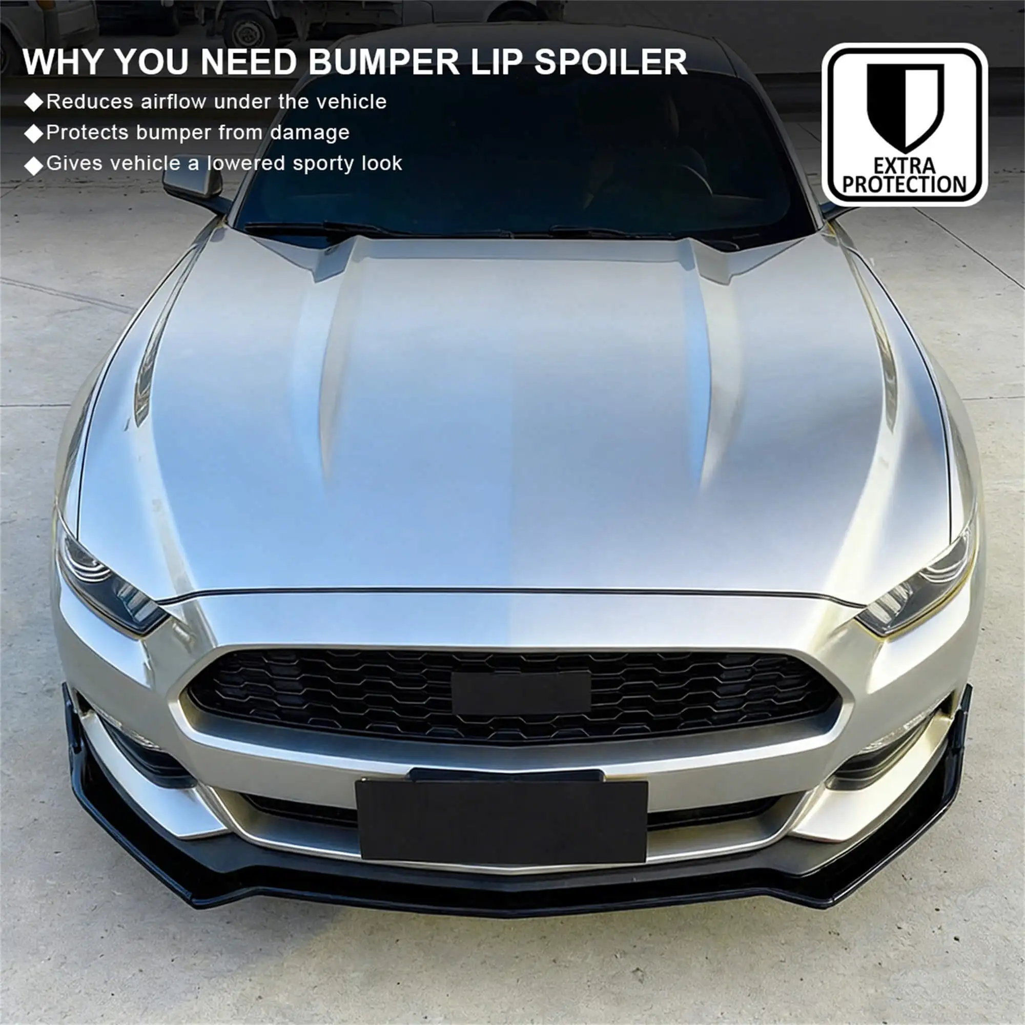 Vland 2015-2017 Mustang GT Performance Style Front Bumper Lip Chin Spoiler Splitter Black
Vland 2015-2017 Mustang GT Performance Style Front Bumper Lip Chin Spoiler Splitter Black
