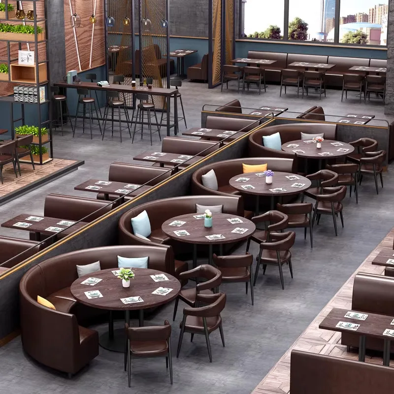 Modern Commercial Box Sofa Table And Chair Set, Leather And Wood, Suitable For Cafes, Restaurants, Bars, Milk Tea Shops, Dessert
Modern Commercial Box Sofa Table And Chair Set, Leather And Wood, Suitable For Cafes, Restaurants, Bars, Milk Tea Shops, Dessert