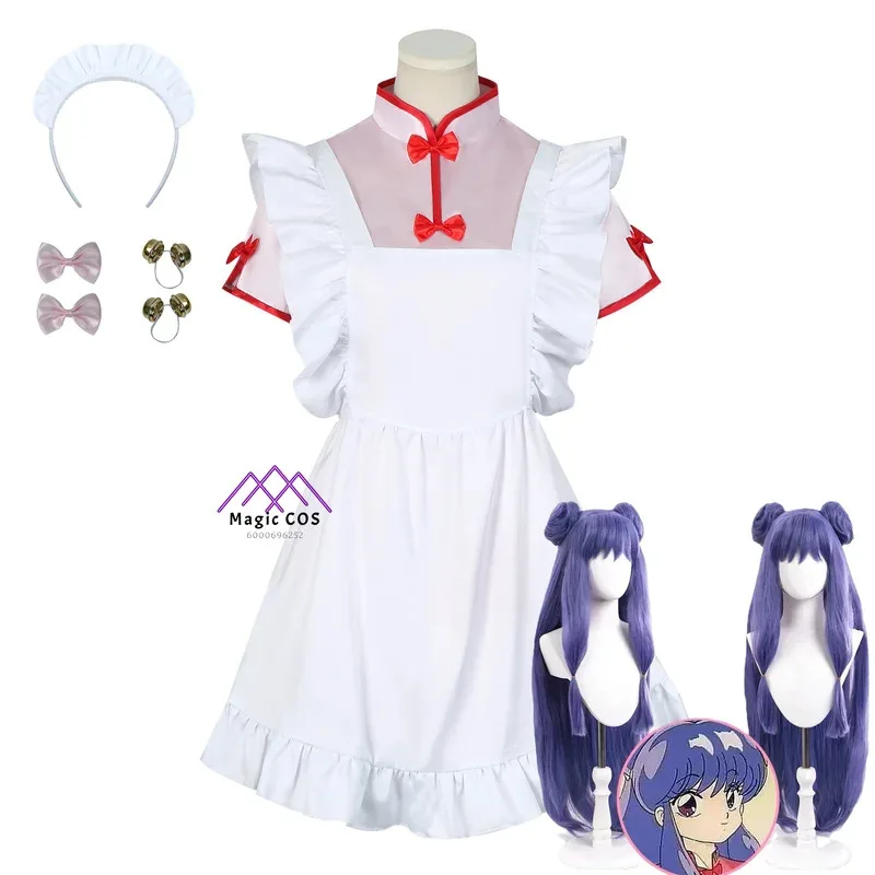 Hot Sale Anime Ranma ½ Shampoo Cosplay Costume Cheongsam Shampoo Apron Dress Cos Costume Comic-Con Set Women Clothes Christmas
Hot Sale Anime Ranma ½ Shampoo Cosplay Costume Cheongsam Shampoo Apron Dress Cos Costume Comic-Con Set Women Clothes Christmas